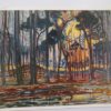 Piet Mondrian : Woods near Oele, 1908 絵葉書