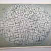 Piet Mondrian : Composition No.10 (Pier and Ocean), 1915 絵葉書