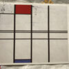 Piet Mondrian : Composition with Red and Blue . 1936 絵葉書